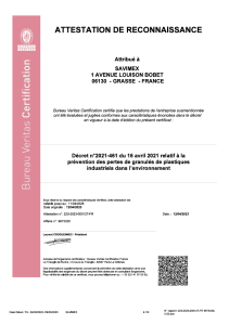 Attestation de Reconnaissance